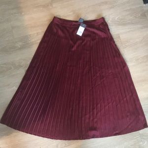 Target - silk pleated skirt